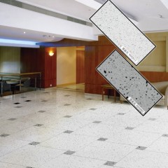 Artificial marble floor tiles